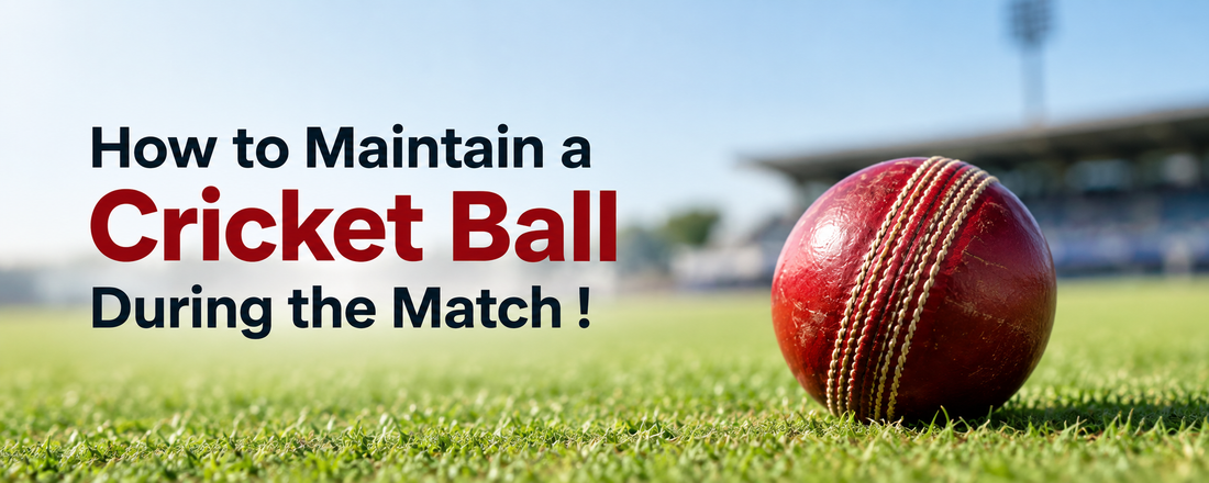 How to maintain a cricket ball during the match !